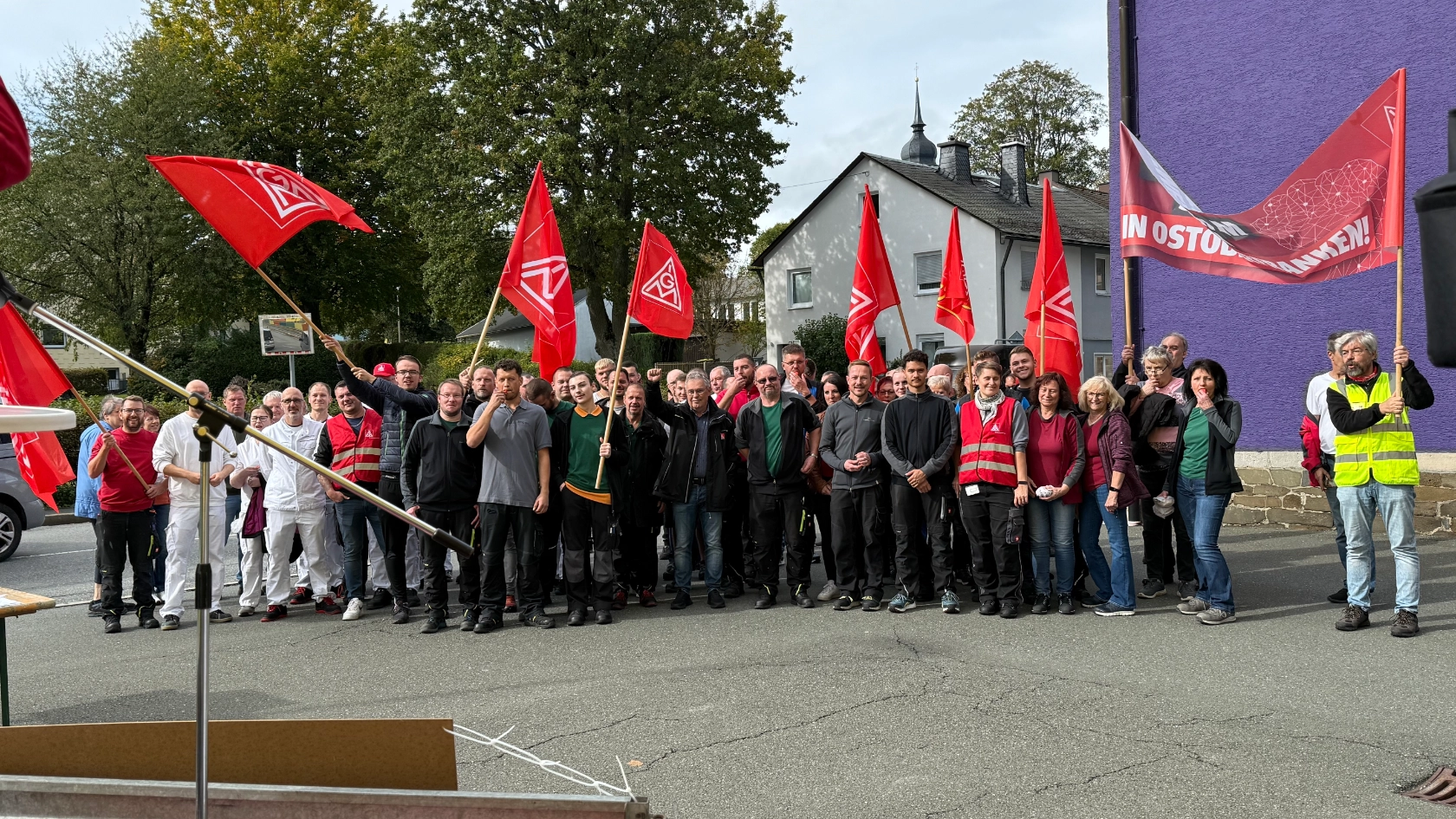 Warnstreik bei Faber-Castell Geroldsgrün 