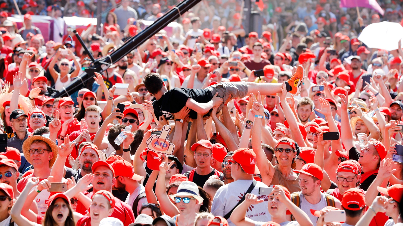 Die Kundgebung Fairwandel am 2. Juli 2019 in Berlin