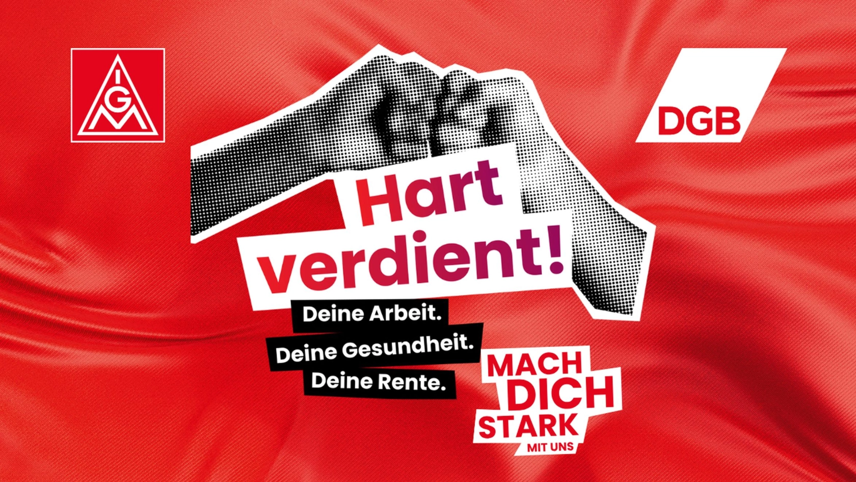Logo IGM/DGB - Kampagne "Mach dich Stark"