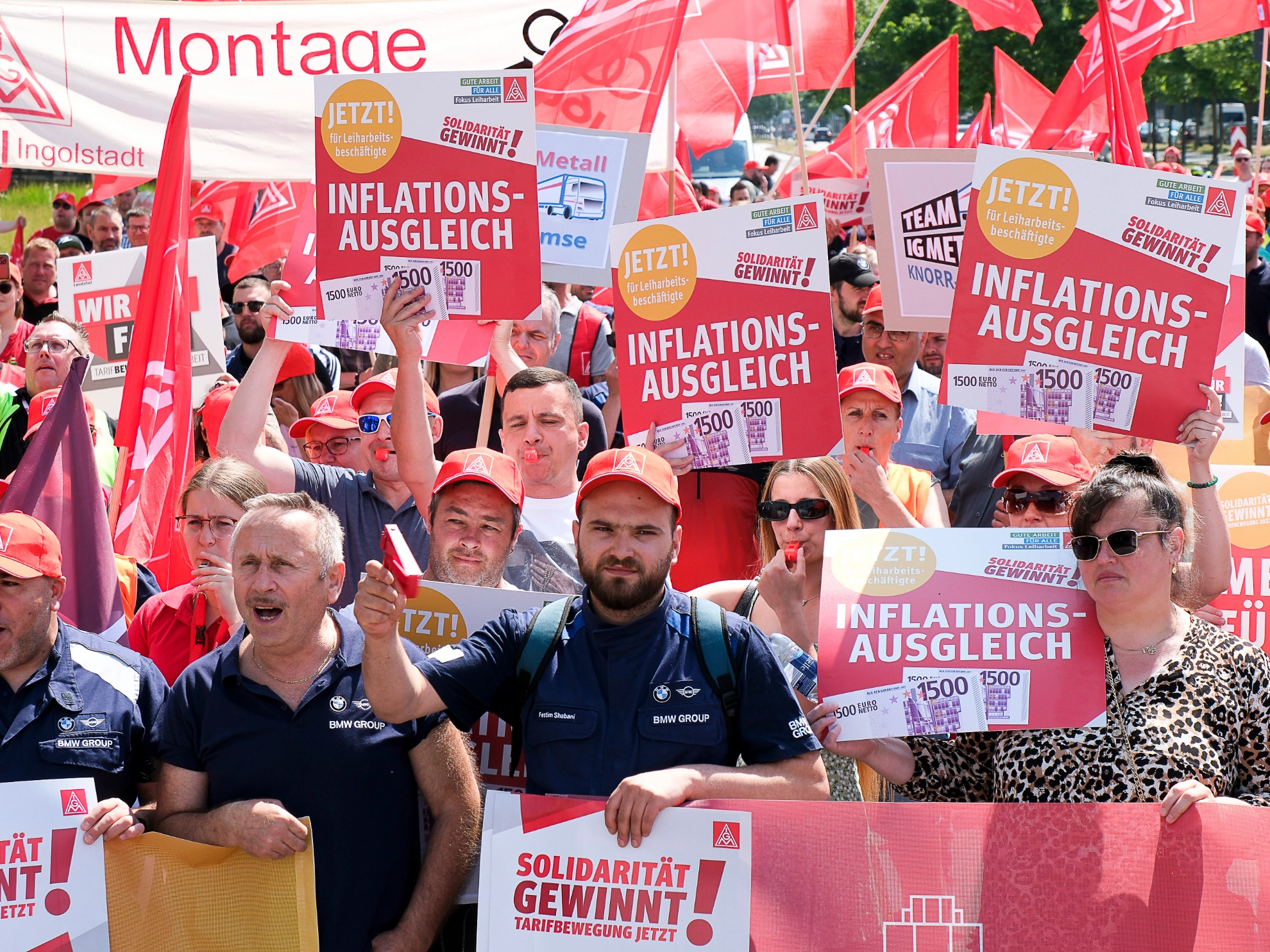 Aktionstag Leiharbeit: Demozug und Kundgebung in München