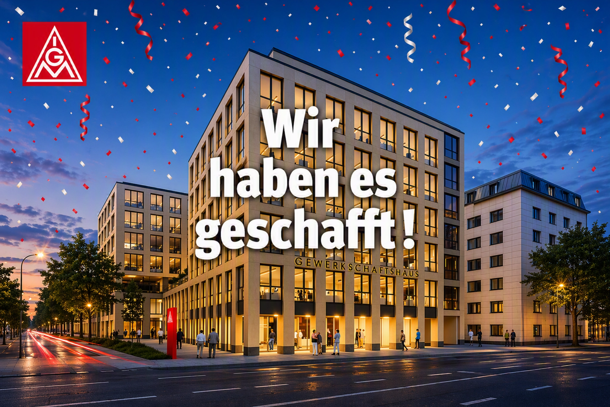 Wir haben es geschafft