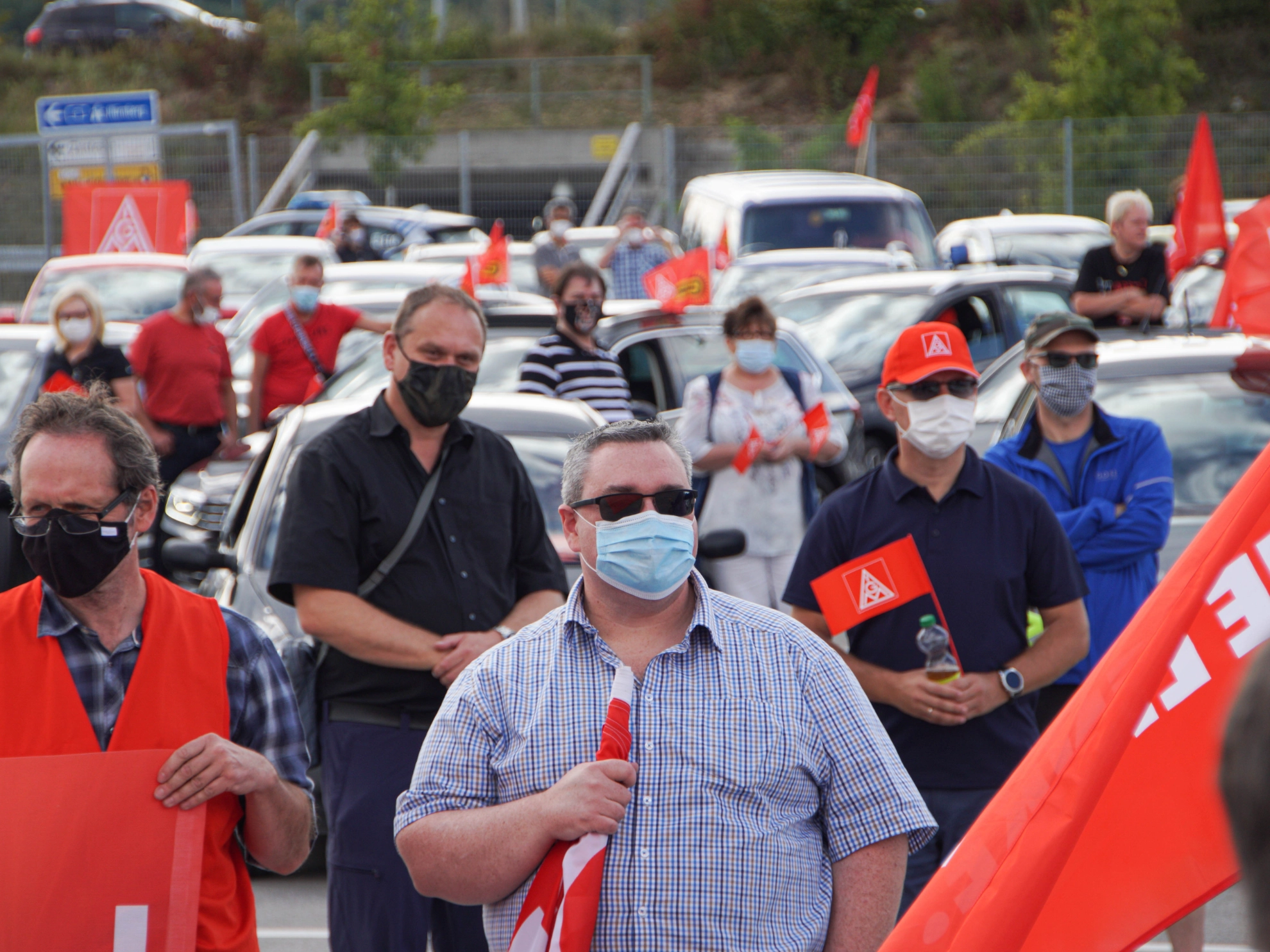 Fairconti Warnstreik in Regensburg