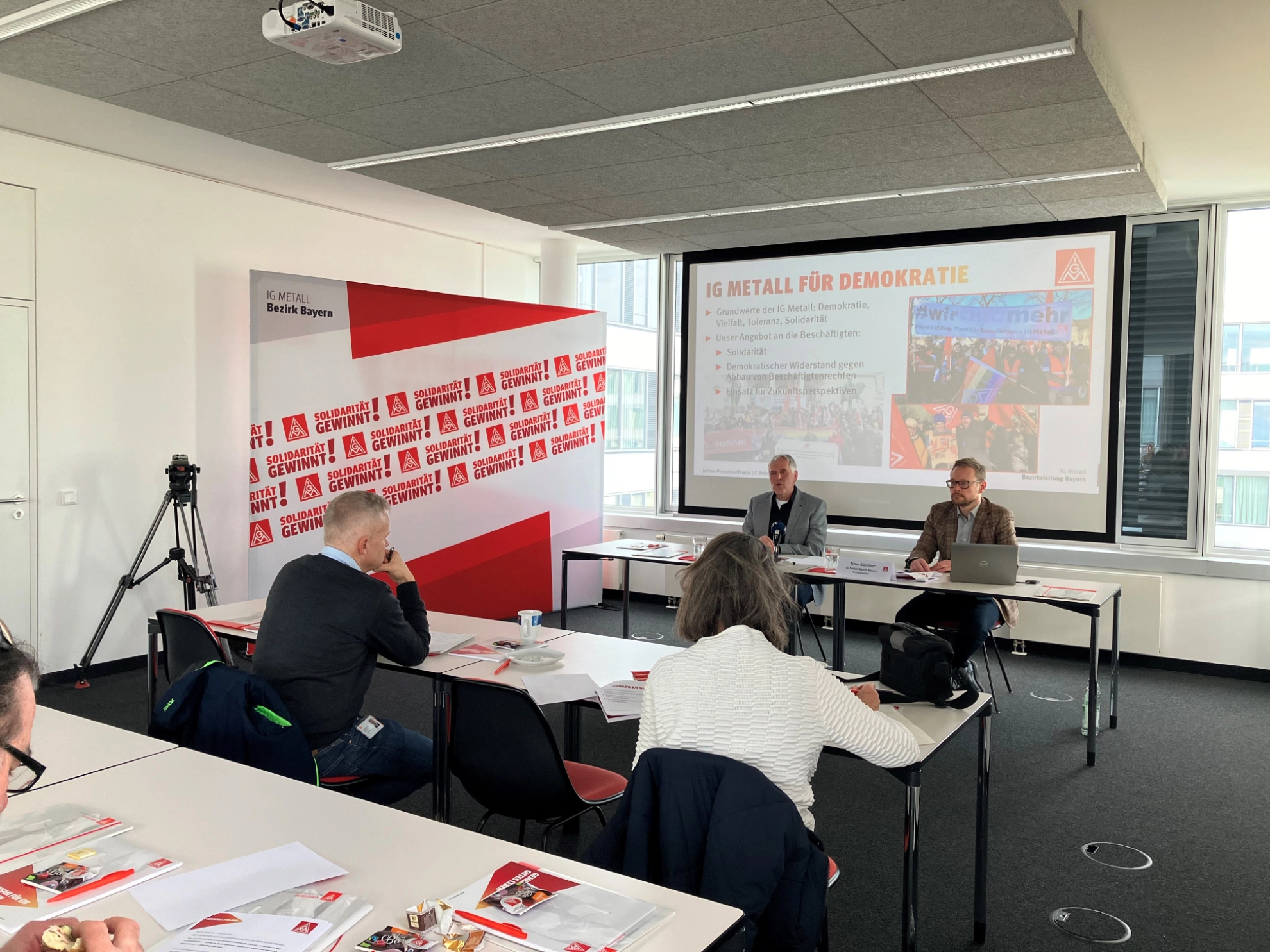 Jahrespressekonferenz 2024 Bezirk Bayern