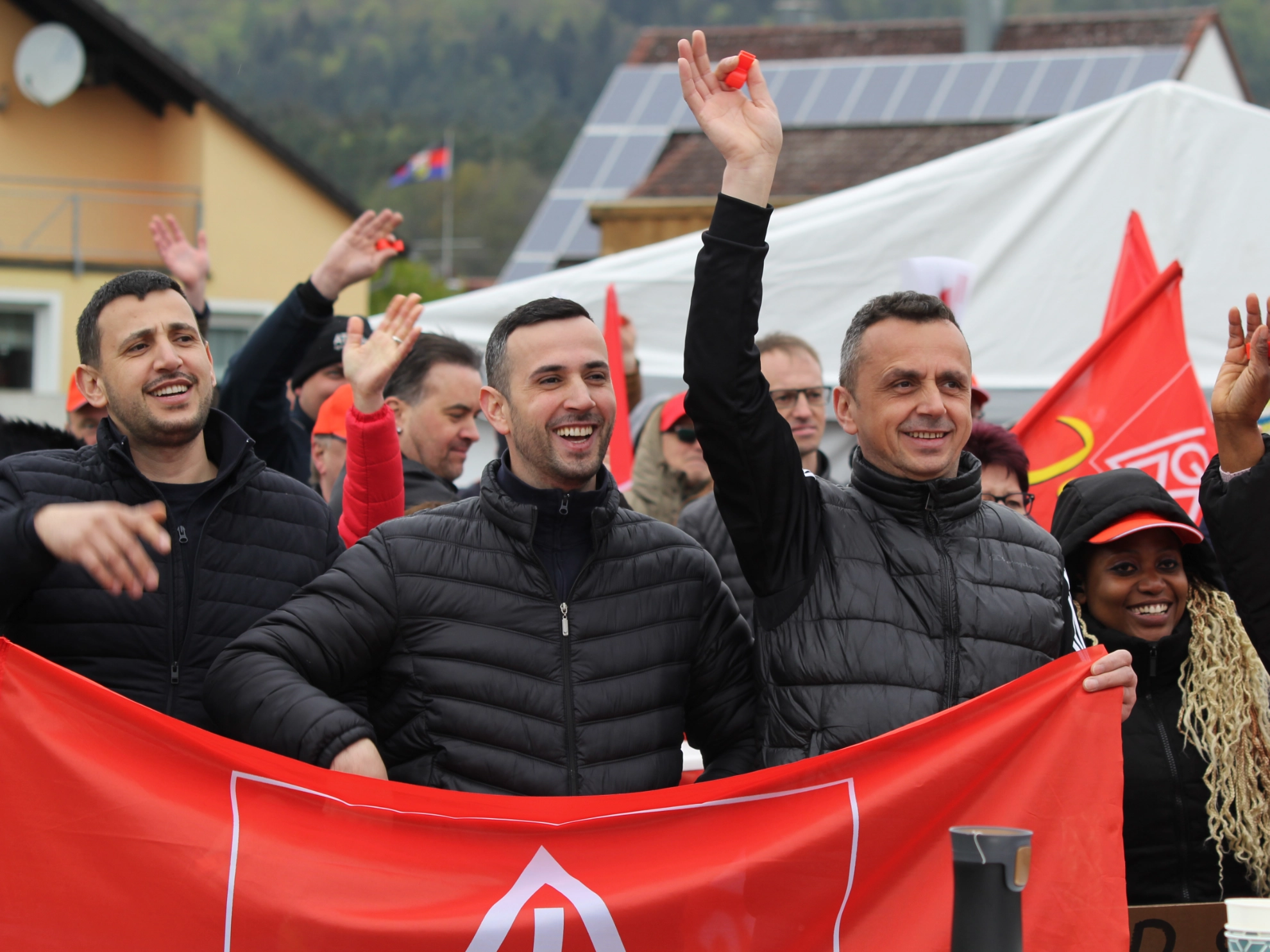 Streik bei Schabmüller in Berching