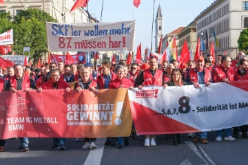 Erfolglose Verhandlung in der Metall- und Elektroindustrie – Münchner Betriebe im Streik