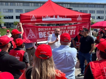 Beschäftigte bei Avnet Logistics in Poing votieren für unbefristeten Streik