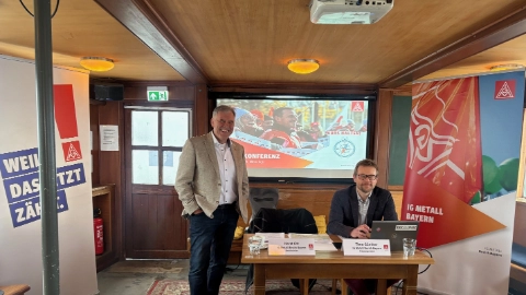 Jahrespressekonferenz der IG Metall Bayern