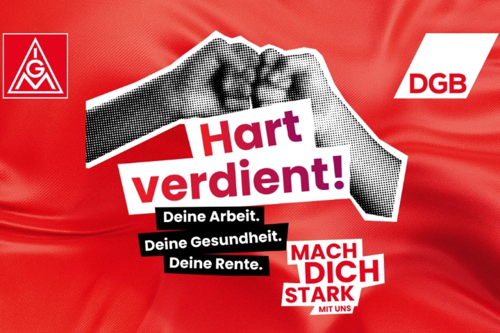 Logo IGM/DGB - Kampagne "Mach dich Stark"