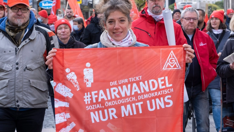 Fairwandel Aktionstag Demonstrationszug zum Odeonsplatz