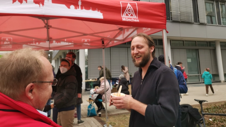 GS München im Einsatz Geflüchtete