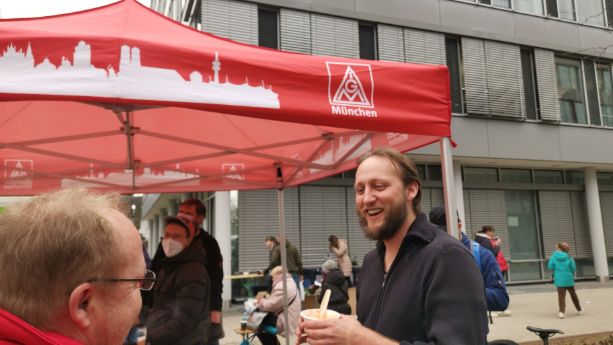 GS München im Einsatz Geflüchtete