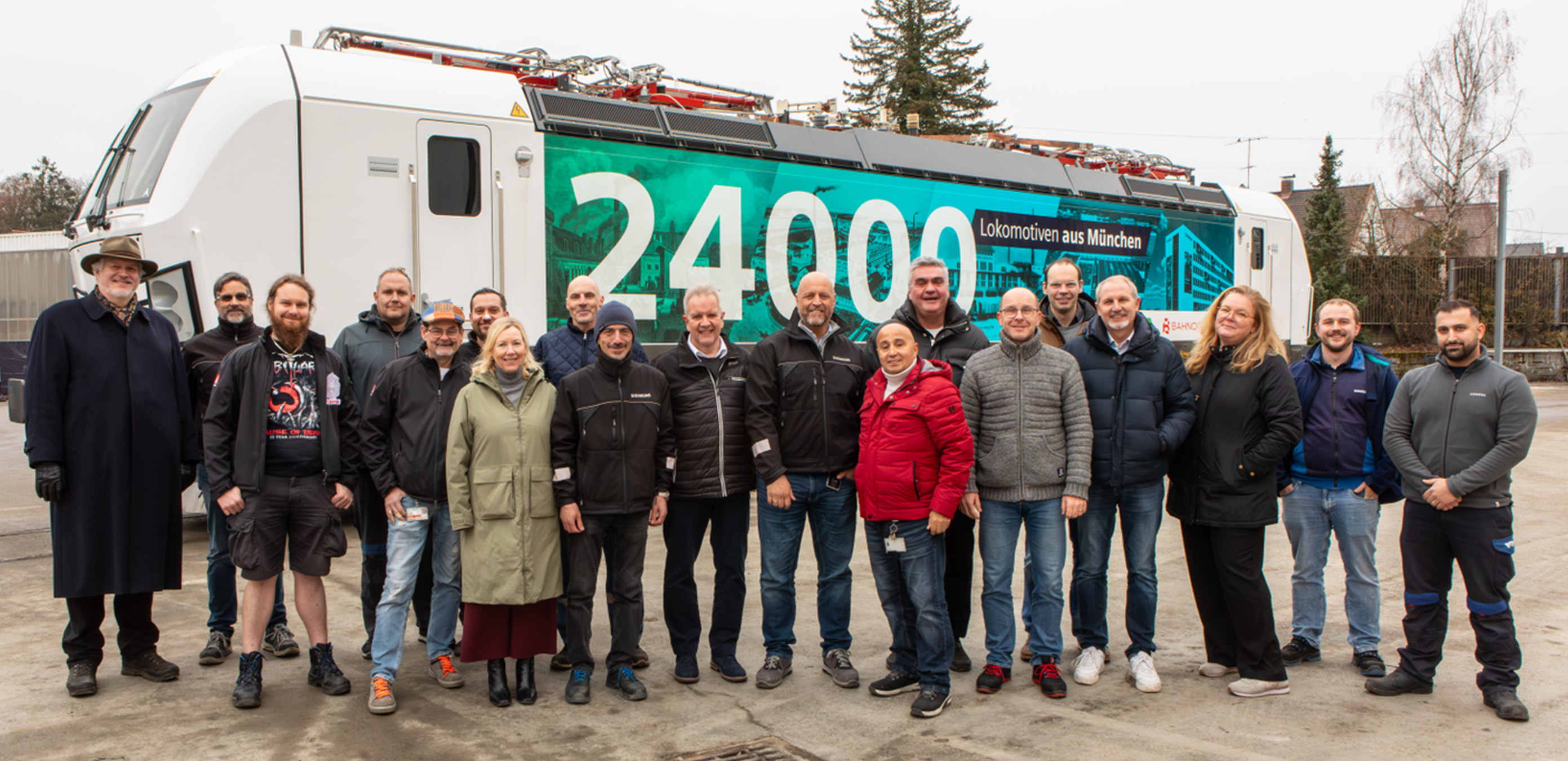 Gruppenbild Siemens Mobility